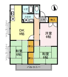 メゾンホープ【2階】の間取り