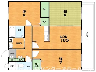 ジャクリン渚【3階】の間取り