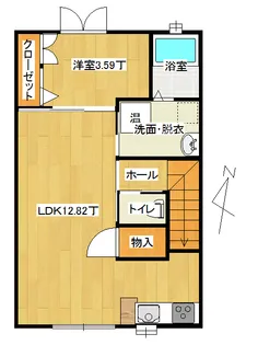 アップルメゾン田園【2階】の間取り
