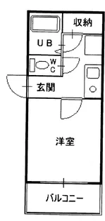 サンクオリティ鶴里【2階】の間取り
