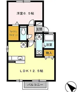 愛知県東海市高横須賀町北猫狭間【アパート】の間取り