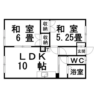 ハウス米塚【2階】の間取り