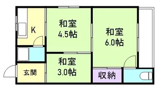 湊マンション【1階】の間取り