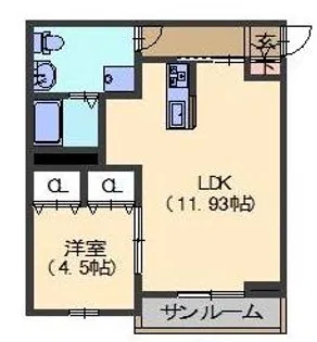 リーブルファイン赤池【2階】の間取り