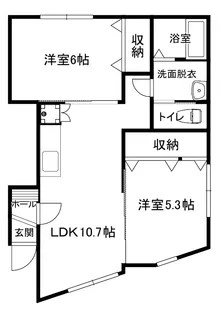 コムハウス【1階】の間取り
