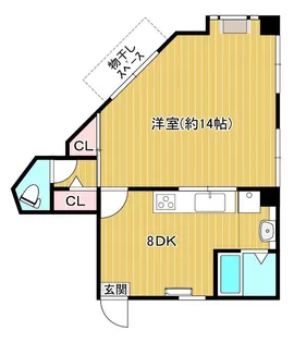 大堀ビル【1階】の間取り