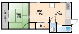 福岡県久留米市国分町【アパート】の間取り