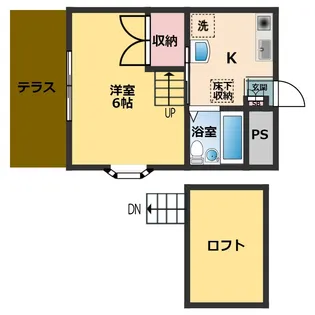 ひまわりガーデン鎌ケ谷【1階】の間取り