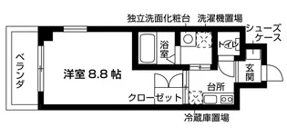 京都府京都市北区上賀茂狭間町【マンション】の間取り
