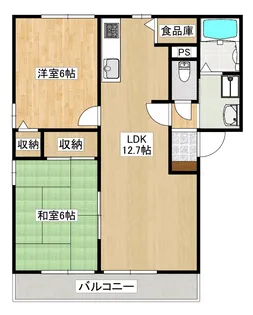 セジュール田崎【2階】の間取り