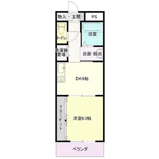 ヴィラージュ興南【5階】の間取り