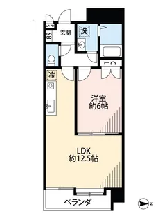 ダイコー新町【8階】の間取り