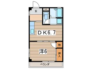 第二横溝ビル【4階】の間取り