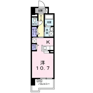 グランクリュ佐古WEST【7階】の間取り