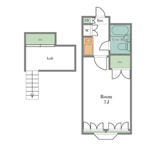 メイプルハウス【3階】の間取り