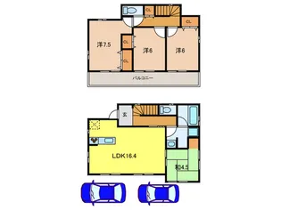 愛知県名古屋市中村区稲上町1【一戸建】の間取り