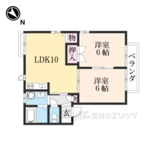 スリーパブリックA【2階】の間取り
