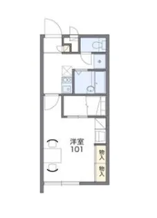 サンクレスト我如古【1階】の間取り