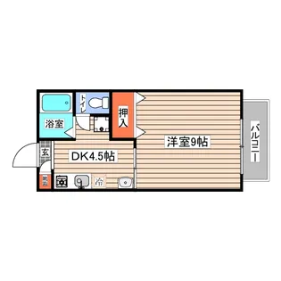 Coeur東A棟【2階】の間取り