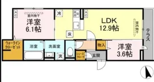 神奈川県座間市相武台1【アパート】の間取り