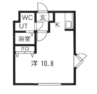 グランメール南郷14【4階】の間取り
