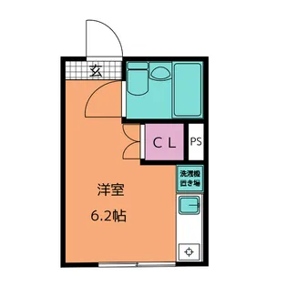 中野マンション【1階】の間取り