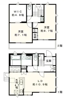 東京都練馬区富士見台4【一戸建】の間取り