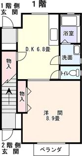 Yハウス【1階】の間取り