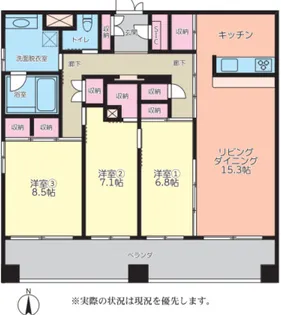 ベラカーサ秋葉原【11階】の間取り