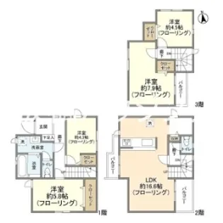 東京都板橋区徳丸5【一戸建】の間取り
