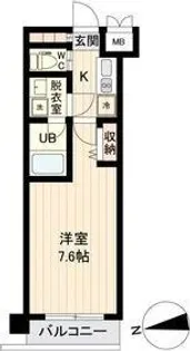 アトラスカーロ仙台駅東【5階】の間取り