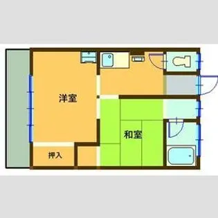 レジリエンス三里【1階】の間取り