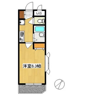 第3白凰ビル【2階】の間取り