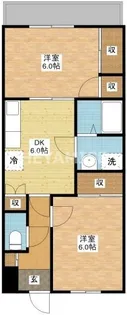 パークヒルズ立山【4階】の間取り