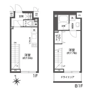 LEGALAND高円寺の間取り