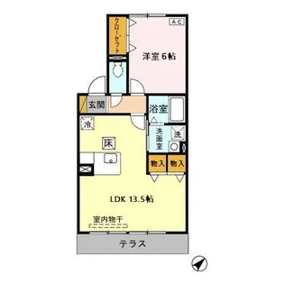 リトルステージI【1階】の間取り