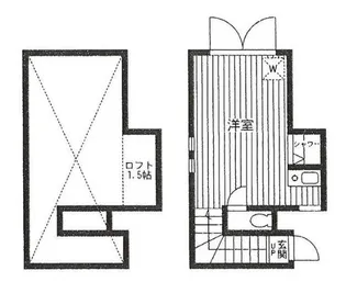 アーバンプレイス東中野IV【2階】の間取り