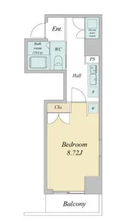 ハイリーフ芝大門【3階】の間取り