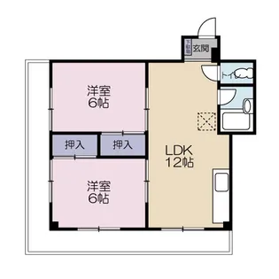 新高円寺パレス【6階】の間取り