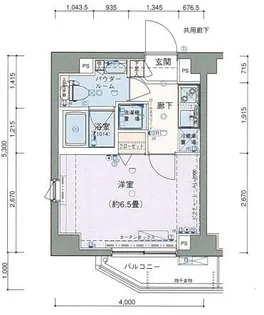 ヴェルト墨田ノース【5階】の間取り