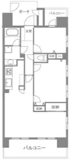 コスモシティ横浜石川町【9階】の間取り