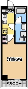 ラ・ヴィスタ西新宿【6階】の間取り