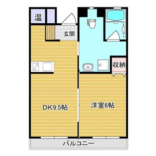 ヴィルフォーレシミズ【2階】の間取り