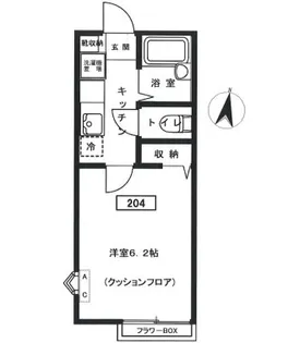 パインヒル南篠崎【2階】の間取り
