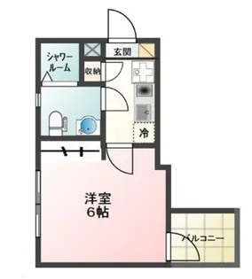 Glanz東大井WEST【2階】の間取り