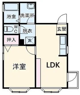丸惣ビル【2階】の間取り