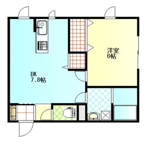 ピュアフラワー【1階】の間取り