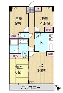 ワコーレ春日部南【5階】の間取り