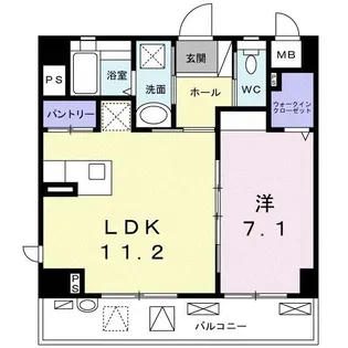 ボルダーズ【3階】の間取り