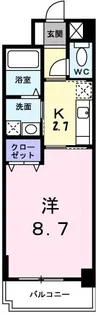 カレントスクエア【5階】の間取り